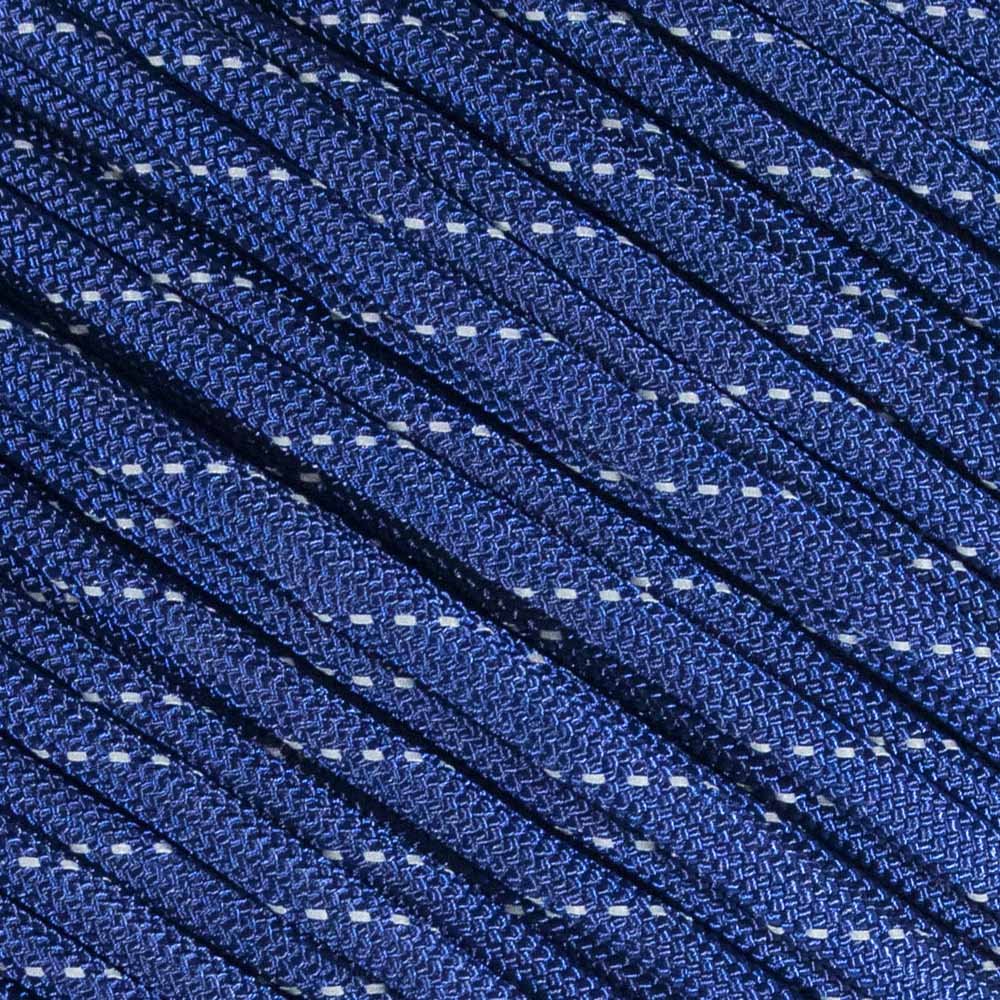 Fluorescent Reflective 550 Type III Guyline Tent Rope Camping Survival Cord High-Visibility Paracord- Rot and UV Fade Resistant (Reflective Midnight, 100 Feet)