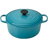 Le Creuset Enameled Cast Iron Signature Round Dutch Oven, 5.5 qt., Caribbean