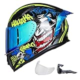 ILM Motorcycle Helmet Full Face with Pinlock