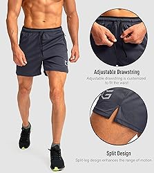G Gradual Men's Running Shorts with Zipper Pockets