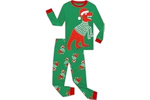 Benaive Boys Halloween Pajamas Kids Christmas Pajamas Thanksgiving Holiday PJs 100% Cotton Sleepwear Size 2T-12 Years