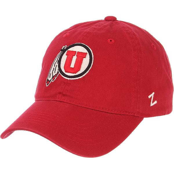 Desert Cactus University Of Utah Baseball Cap – Adjustable Strap, Embroidered UT Utes Logo, Cotton & Mesh Lining