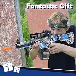 Large Gel Ball Blaster with Drum, 2 Modes Automatic