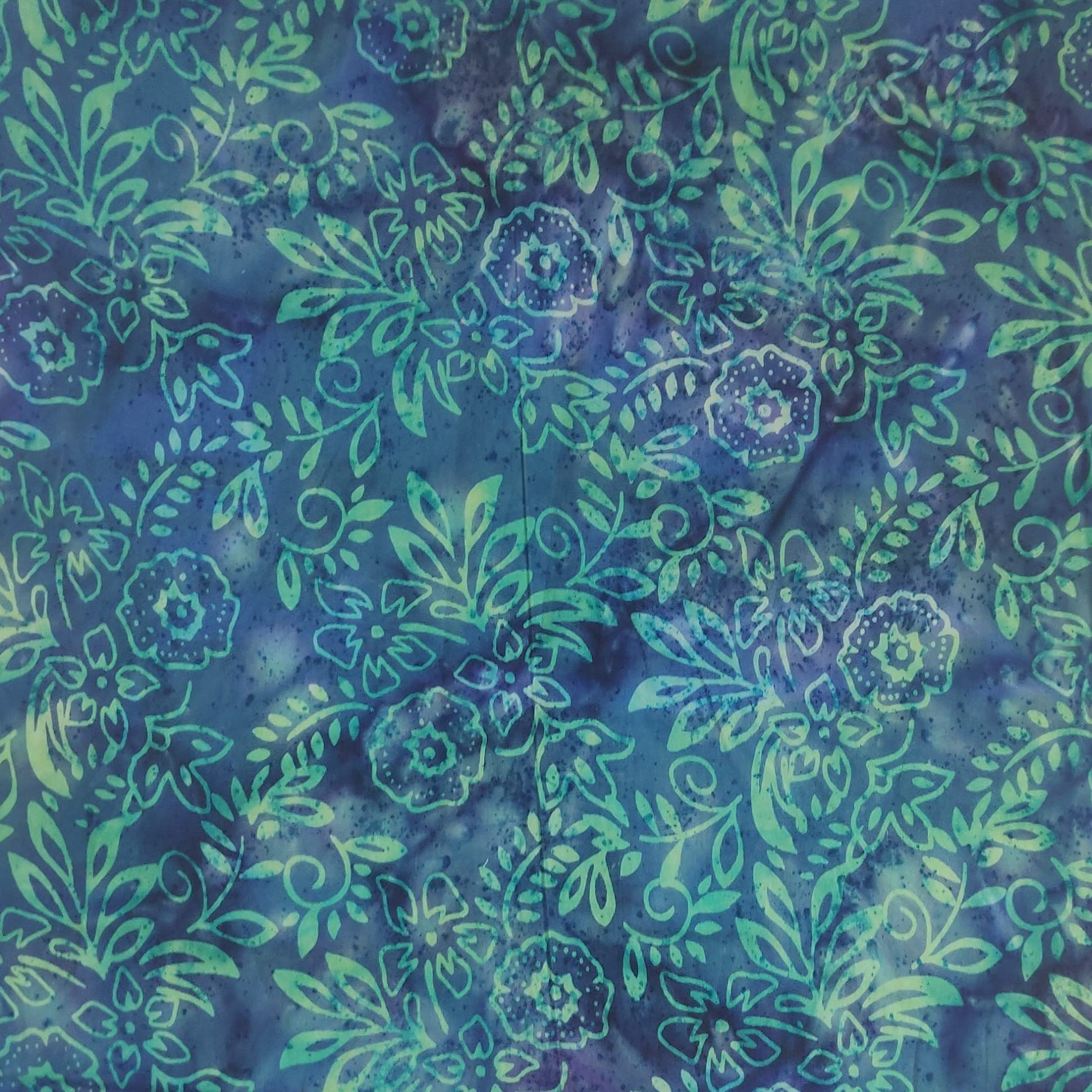 Hand Dyed Cotton Batik Fabric Material JLB0159, 1Mtr 145cm x 100cm
