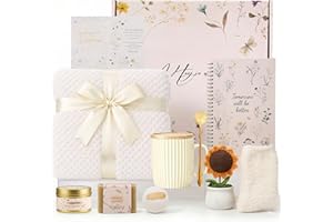 SRCEPIY Self Care Gifts for Women Unique Birthday Get Well Gifts for Women Condolences Care Package Spa Kit Thinking of You F