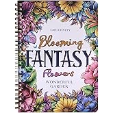 Women's Coloring Book 30 Pages Flower Pattern Coloring Books for Adults to Relax and Relieve Anxiety, Gift for Mother's Day, Birthdays, Christmas, Anniversaries
