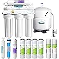 APEC Water Systems ROES-PH75 Essence Series Top Tier Alkaline Mineral pH+ 75 GPD 6-Stage Certified Ultra Safe Reverse Osmosis Drinking Water Filter System with Extra High Capacity Filter Set Stage 1-3