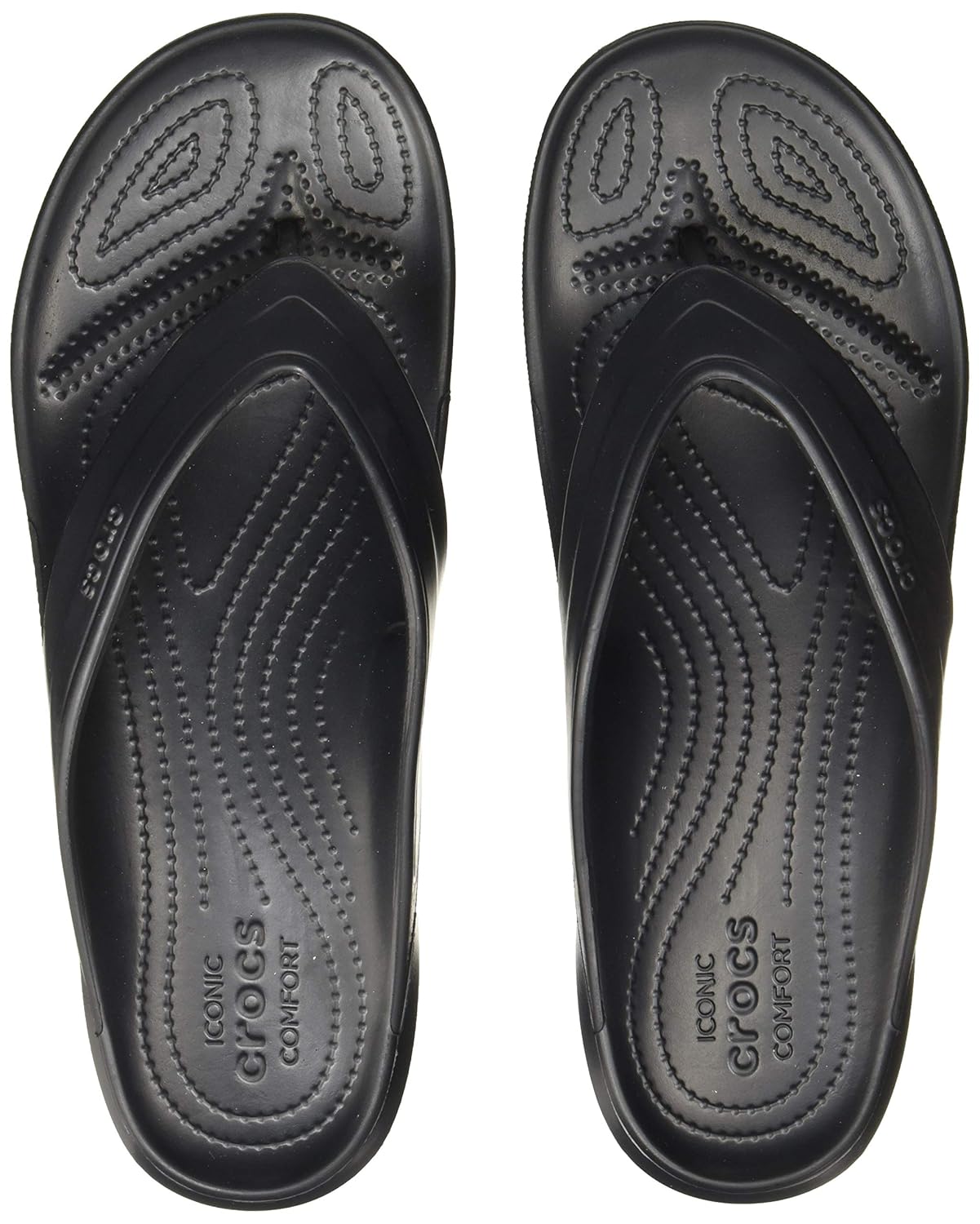 crocs comfort flip flops