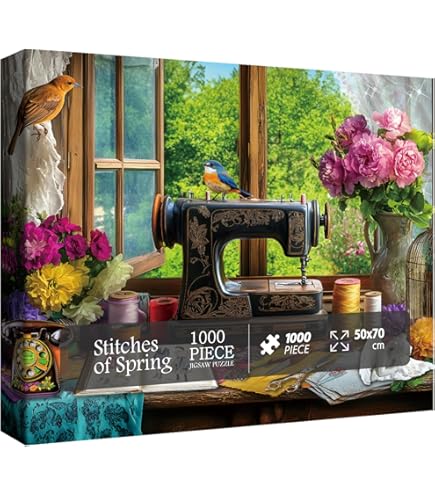 Amazon.com: SUNSOUT INC - The Sewing Room - 1000 pc Jigsaw Puzzle