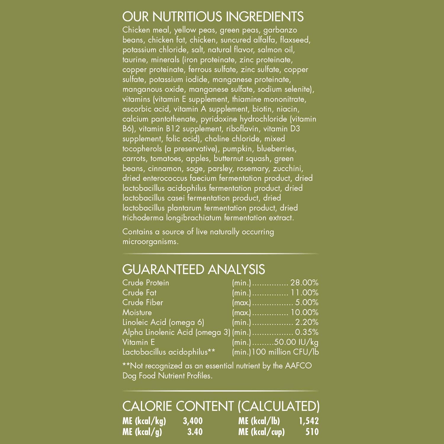 under the sun puppy food