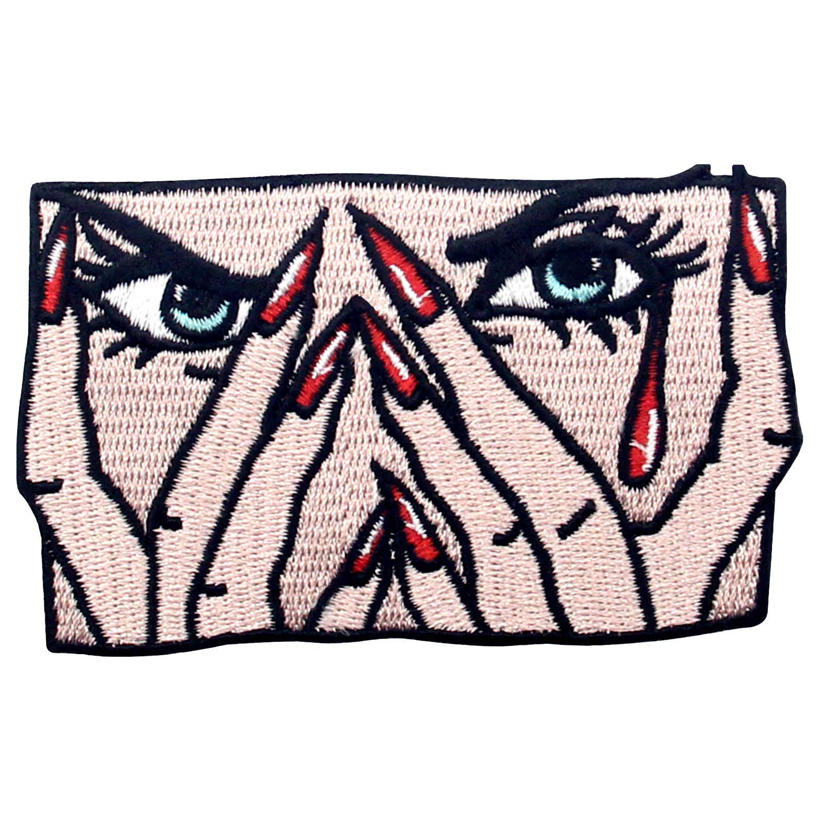 The Angry Crying Woman Patch Embroidered Applique Badge Iron On Sew On Emblem