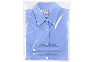 Spartan Industrial - 12” X 18” (200 Count) Self Seal Clear Poly Bags with Suffocation Warning for Packaging, Clothes & FBA - Permanent Adhesive