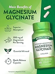 Nature's Truth Magnesium Glycinate Capsules | 200mg