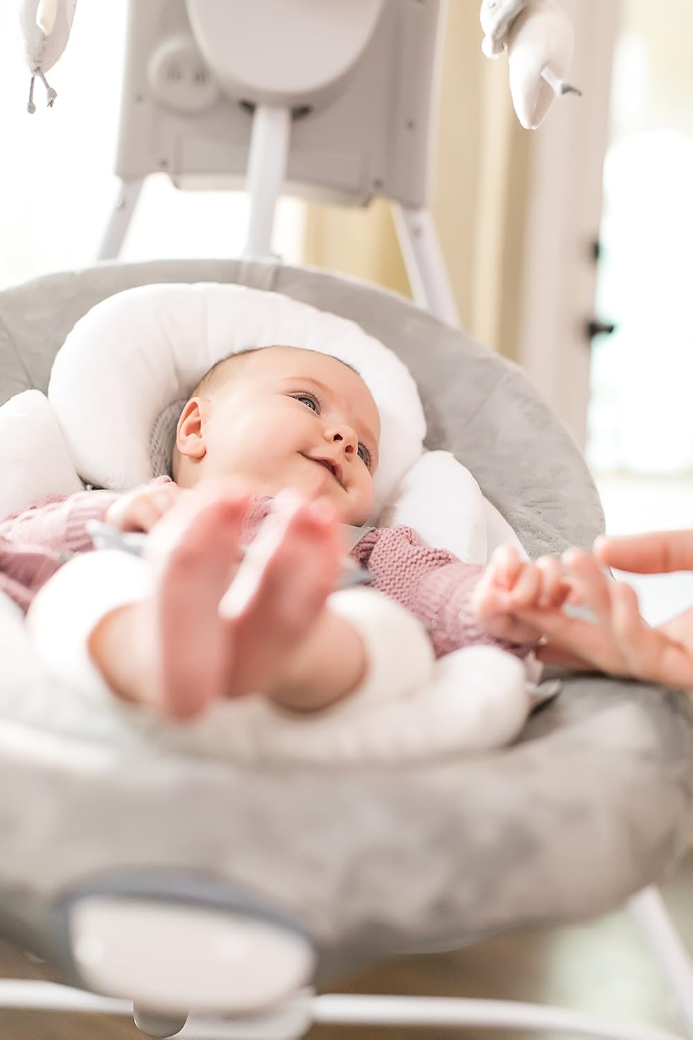 ingenuity dream comfort inlighten cradling swing and rocker