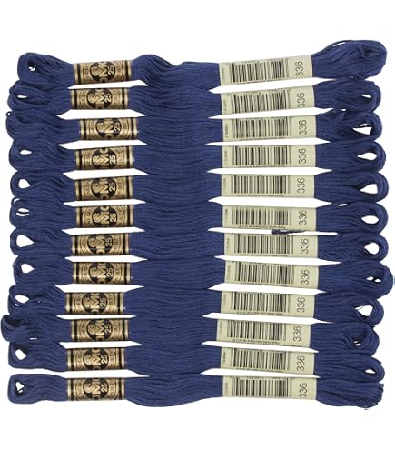 DMC NOM010498 Six Strand Embroidery Cotton, 8.7 Yards, Very Dark Hazelnut Brown, 12 Per Pack
