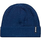 Hurley Men's Cuffed Beanie - Classic Midweight Loose Knitted Winter Hat for Men