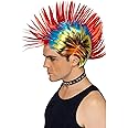 Smiffy's Street Punk 80s Mohawk Wig