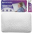 Pharmedoc Adjustable Shredded Memory Foam Bed Pillow - Perfect for Side Sleeper - Rectangular - Neck Support for Pain Relief - Queen Size - Extra Filling Pack