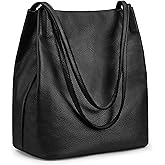 Kattee Women Soft Genuine Leather Totes Shoulder Bag Purses and Handbags with Top Magnetic Snap Closure