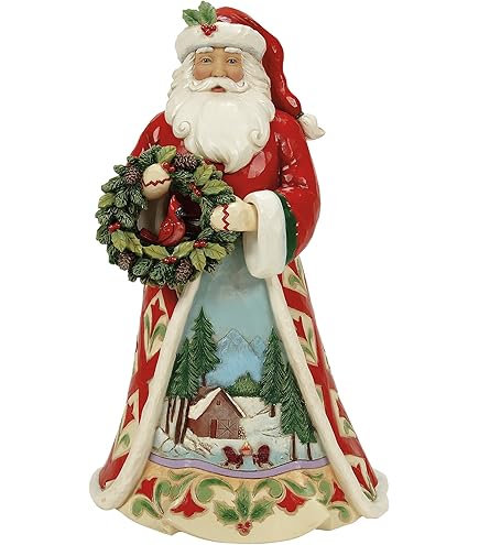 Amazon.com: Enesco Jim Shore Heartwood Creek Santa Walking with