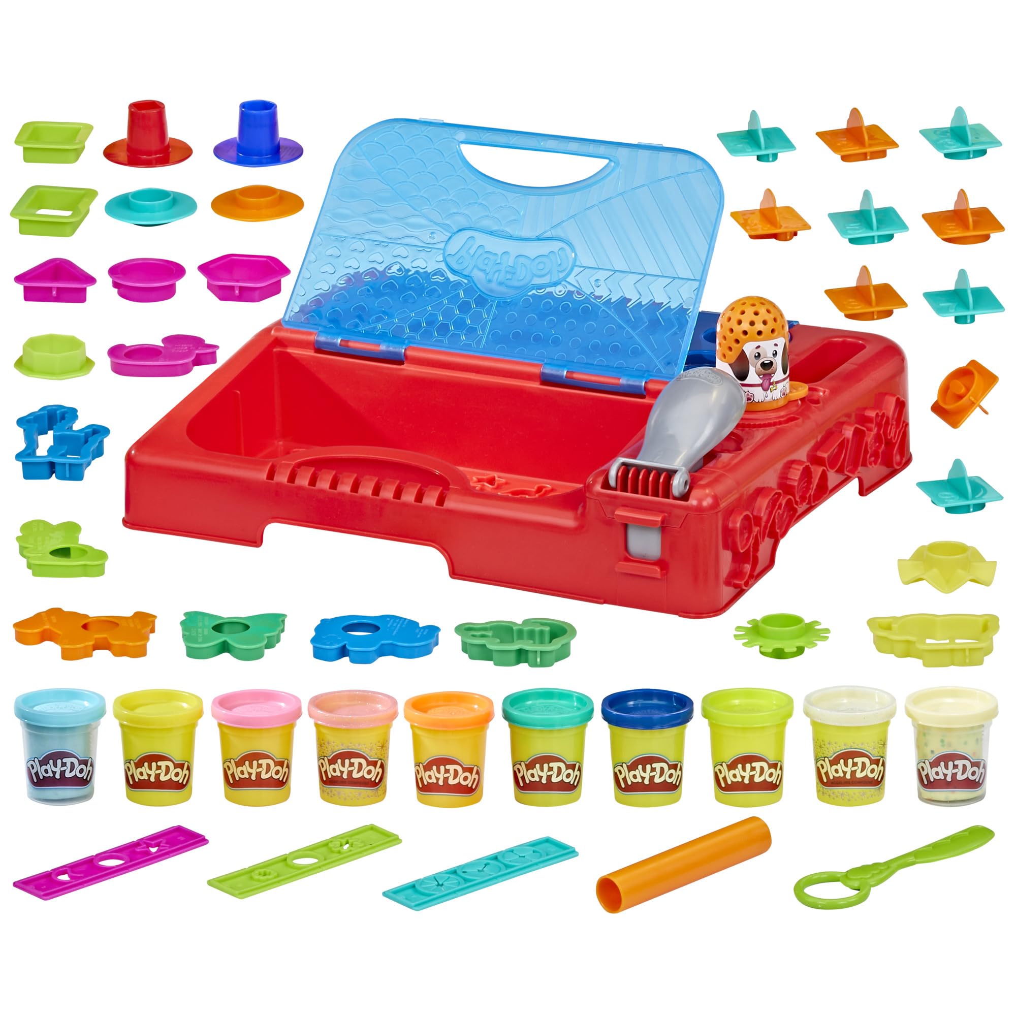 Play-Doh Grab 'n Go Activity Center with Over 30 Tools and 10 Cans