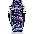 AUPET Water Bottle Bag Carrier,24oz/32oz Insulated Neoprene bottle Sling Holder Case Pouch Cover for 1000ML/750ML Bottles with Shoulder Strap for walking