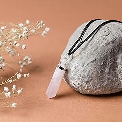 Rose Quartz Necklace - Crystal Pendants - Crystal