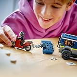 LEGO City Police Prisoner Transport Van 60479 with Motorbike & 3 Minifigures view 2
