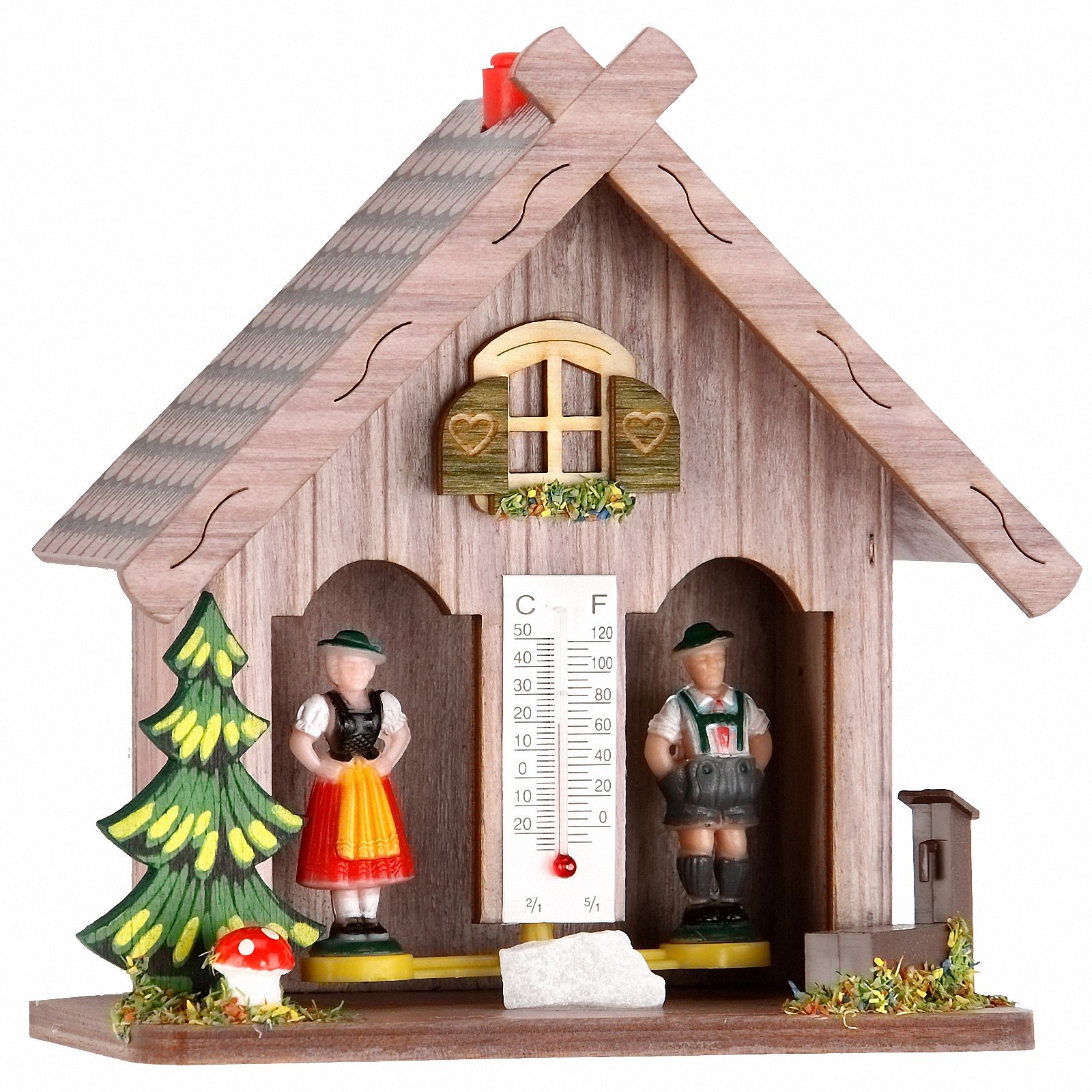 ISDD Cuckoo Clocks Weather house violet