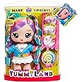 Yummiland Large Doll + Lip Gloss Pet - Skyler Rainbow Belt, with DIY Lip Gloss Kit, Ages 4+