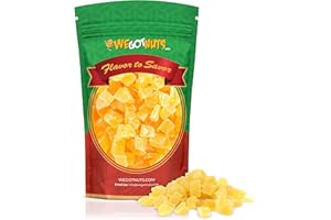 We Got Nuts Dried Pineapple Chunks | Freshly Packed Pineapple In A Perfectly Sealed Bag | Healthy Snack Full Of Vitamins, Minerals, Antioxidants, Fibers & Enzymes | Kosher Certified Dried Fruit (5lb)