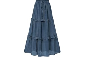 BTFBM Women's Long Summer Skirt 2025 Elegant High Waist Cocktail Party Wedding Guest Dress Flared A-Line Midi Skirts