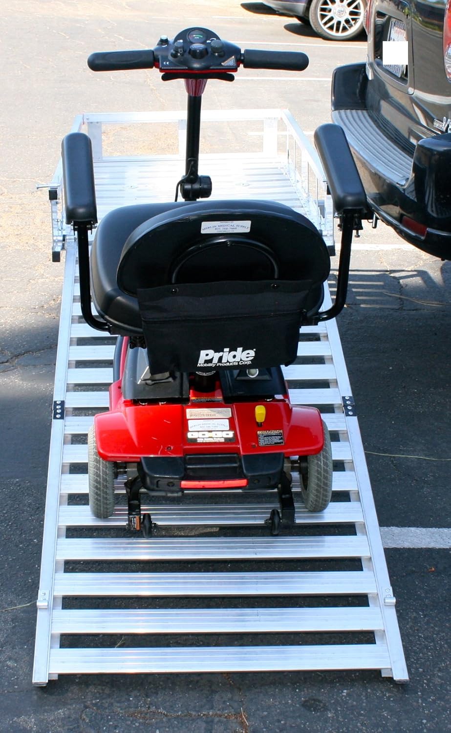 MaxxHaul 70275 Aluminum Cargo Carrier | With 60" Folding Ramp | 53.5" x 29": Automotive