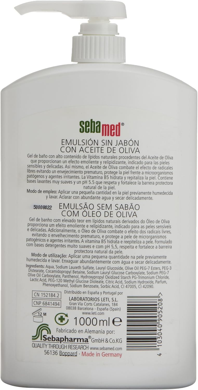 SEBAMED Moisturising Creams, 400 g, White/Dark Grey Heather, 1 l (Pack of 1) - Image 3