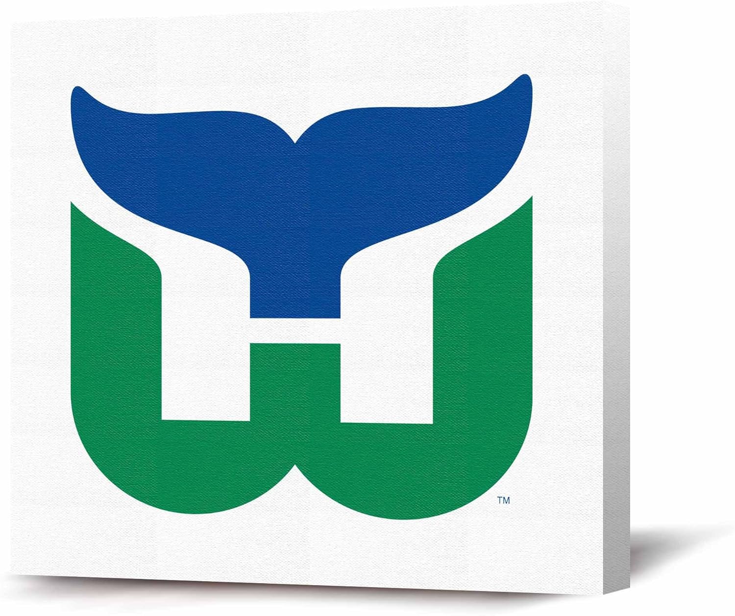NHL Hartford Whalers White Logo, Large, Away Sports Fan