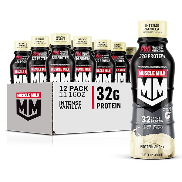 MUSCLE MILK PRO ADVANCED NUTRITION PROTEIN SHAKE, INTENSE...