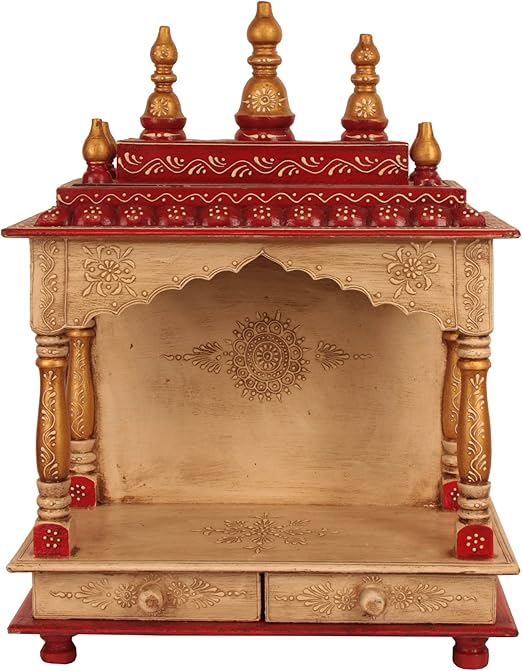 Amazon Com Mereappne Pooja Mandir Para El Hogar Rajasthani Templo