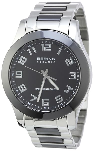 Bering Time Herren-Armbanduhr Radio Controlled Analog Verschiedene Materialien 33041-742