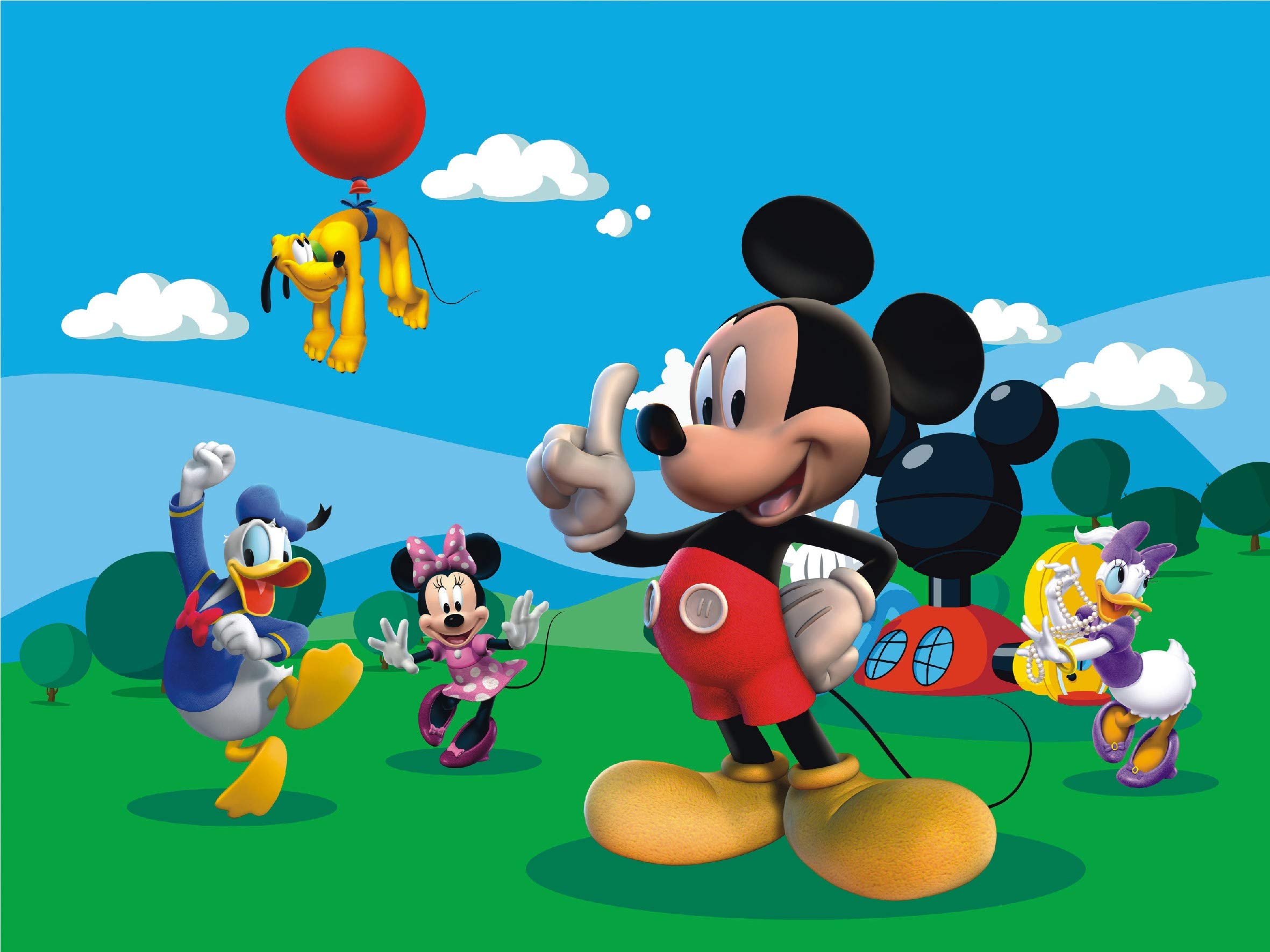Disney Photo Wallpaper/Giant Wall Poster, Non-Woven, Multi-Colour, 360 x 270 cm/142 x 106-Inch