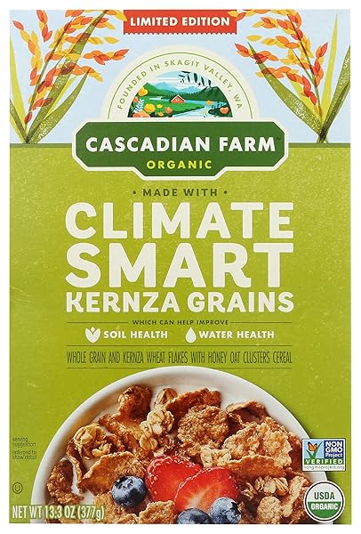 CASCADIAN FARM, CEREAL KERNZA GRNS CLIMATE SMART ORGANIC,...