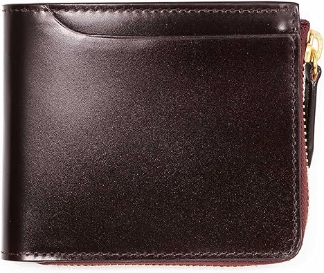 Amazon Milagro ミラグロ コードバン L字ファスナー 二つ折り 短財布 ショートウォレット 馬革 バーガンティ Oh Bp006 Bg ミラグロ 財布