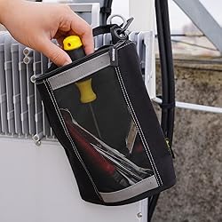 MELOTOUGH Fastener Bag Small Zip Tool Pouch Canvas