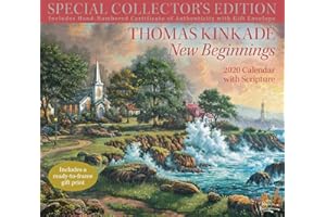 Thomas Kinkade Special Collector's Edition with Scripture 2020 Deluxe Wall Calen: New Beginnings