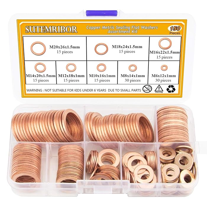 Top 9 M14 Copper Crush Washer