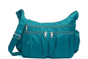 VOLGANIK ROCK Crossbody Purses for Women Shoulder Handbags Lightweight Waterproof Nylon Travel Bag Ladies Pocketbooks