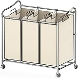 Simple Houseware Heavy-Duty 3-Bag Laundry Sorter