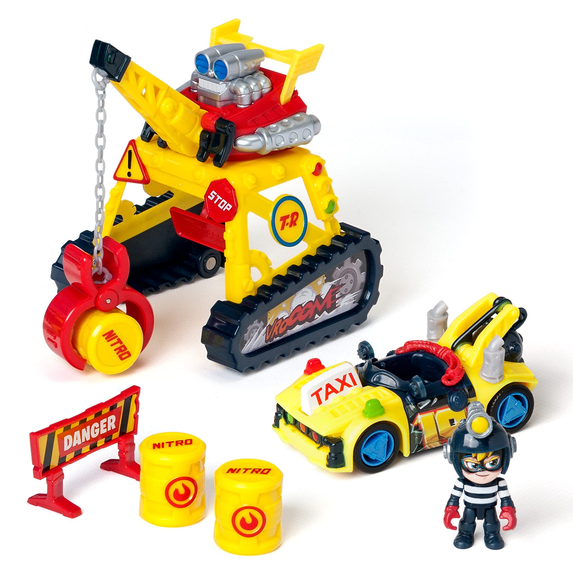T-RACERS Turbo Crane Challenge – Crane and Accessories with exclusive driver and car