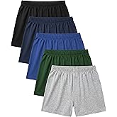 Andrew Scott Men's Cotton Knit Boxers | Underwear & Sleep Boxer Shorts| Multi Packs