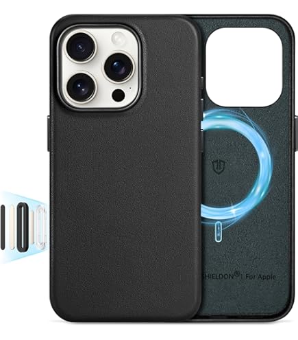 Amazon.com: Bellroy Leather Case for iPhone 16 Pro - Black : Cell