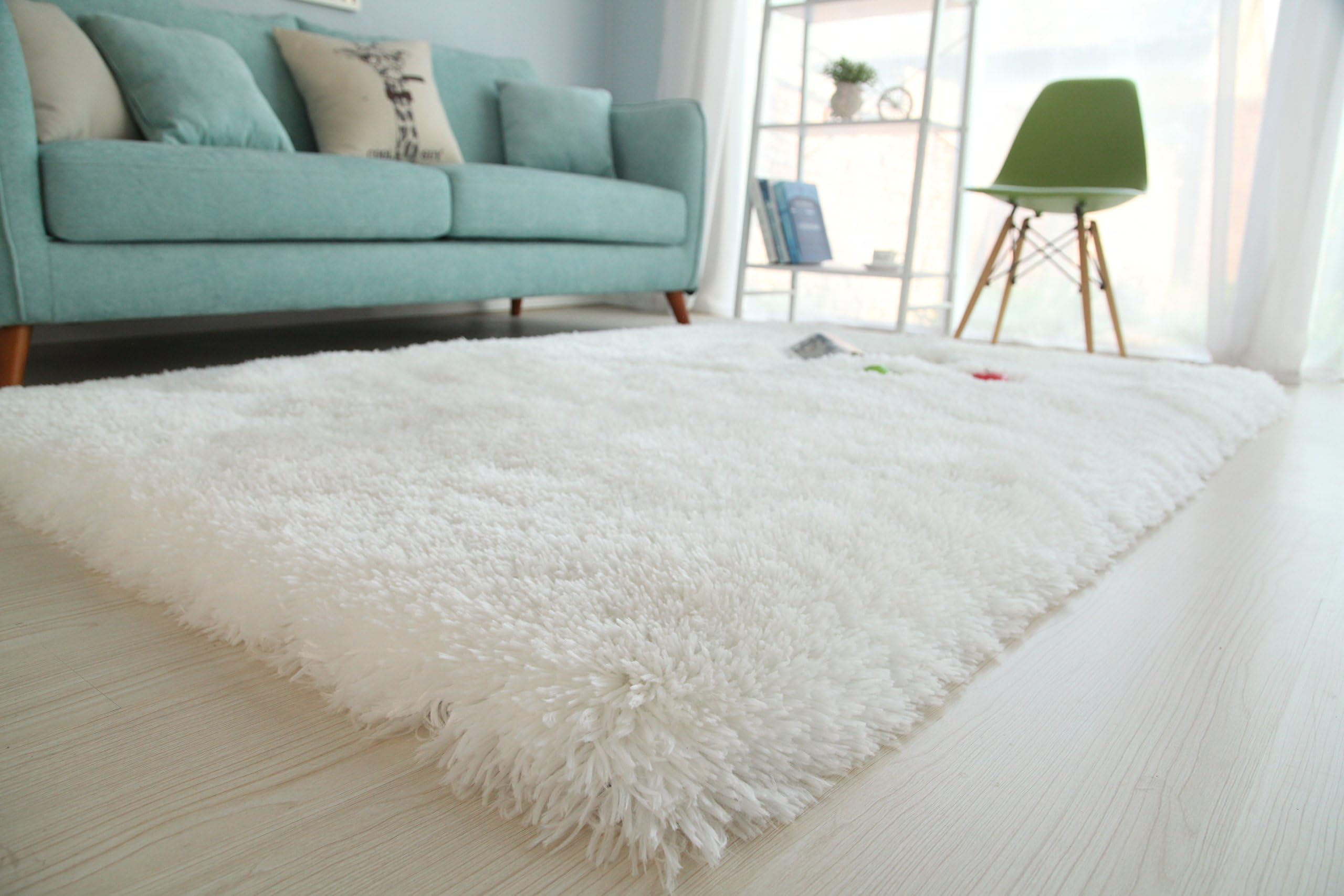 Amazing Rugs Snow Shaggy 8x11